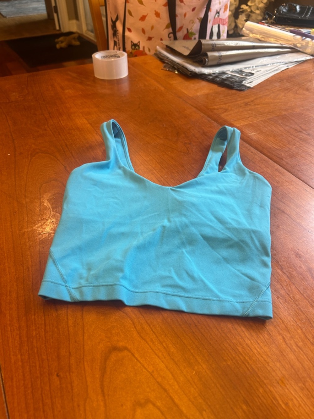Lululemon align cropped cami tank BLUE Size 0